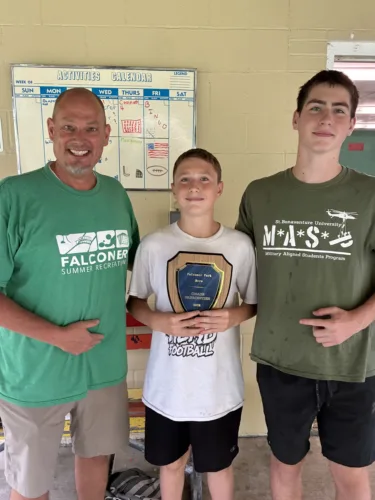 Falconer Park Recreation Program names Park Hero